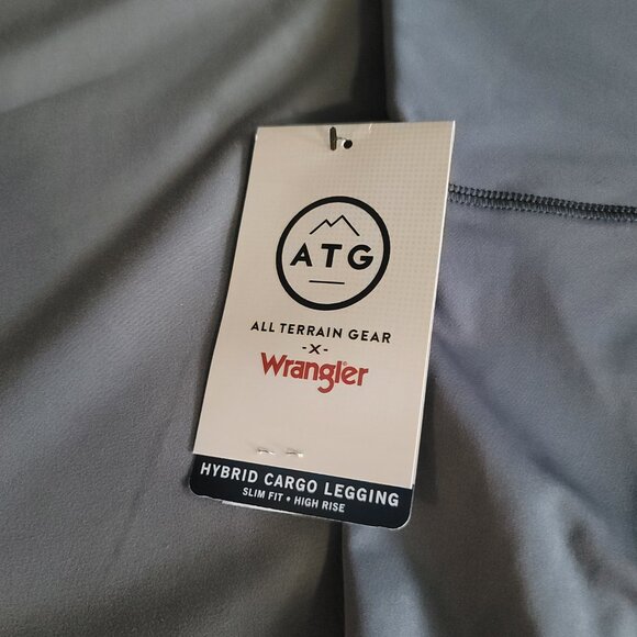Wrangler x All Terrain Gear Cargo Pants Womens XXL Grey Athletic Hiking Leggings - Picture 5 of 16
